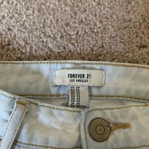Extreme distressed jeans